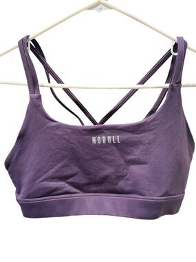 NOBULL Lavender Double-Strap Sports Bra